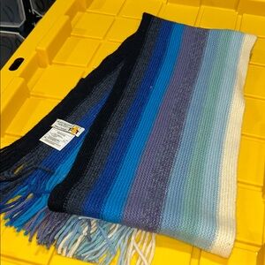 EUC William Brunton hand knit scarf